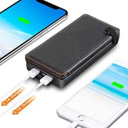 Solar Charger 25000mAh, IXNINE Power Bank 4 Panels For ...