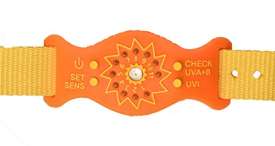SunFriend Personal UV Monitor - Citrus Orange
