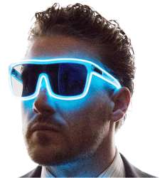 Neon Nightlife Tron Glasses