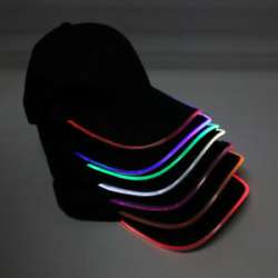 Unisex LED Flashing Baseball Sport Hat Light up Glow cap ...