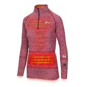Venture Heat Women's Battery Heated Shirt Thermal Underwear (XS, Mauve)