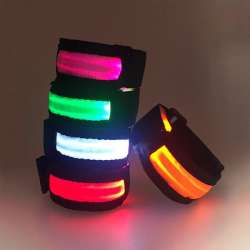 Warnings Band LED lights Wrist Band RGB LED Sports Armband