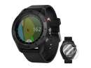 Garmin Approach S60 Golf Watch Black with Black Band + Screen Protector 2 Pack Garmin Approach S60 Golf Watch Black with Black Band + Screen Protector 2 Pack