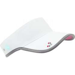 Smart Visor that measures Heart Rate White/Pink at ...