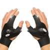 1 Pair Outdoor Fishing Gloves Fingerless Magic Strap With LED Flashlight 1 Pair Outdoor Fishing Gloves Fingerless Magic Strap With LED Flashlight
