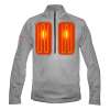 ActionHeat Men's 5V Battery Heated 1/2 Zip Up Shirt ActionHeat Men's 5V Battery Heated 1/2 Zip Up Shirt