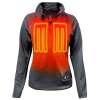 ActionHeat Women's 5V Battery Heated 1/2 Zip Up Shirt ActionHeat Women's 5V Battery Heated 1/2 Zip Up Shirt
