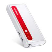Aibocn 10000mAh Portable Power Bank External Battery Charger with Flashlight for iPhone iPad Samsung Galaxy Compatible with Smartphones Tablet - Red