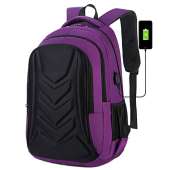 Amadon Anti-Theft Waterproof men's Business Backpack - Purple