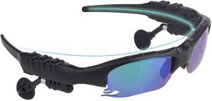 GELETE Smart Bluetooth Sunglasses Polarized Discolored