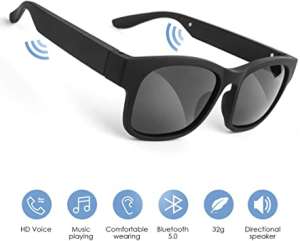 GELETE Smart Glasses Wireless Bluetooth Sunglasses