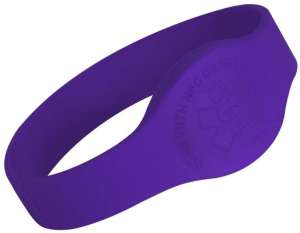 Tap2Tag Medical Alert Wristband (L, Purple): Health