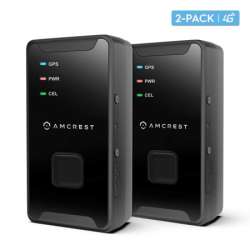Amcrest 2-Pack 4G LTE GPS Tracker - Mini Hidden Real-Time ...