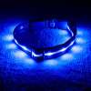 Blazin' Safety LED Dog Collar – USB Rechargeable with Water Resistant Flashing Light – Medium Blue Blazin' Safety LED Dog Collar – USB Rechargeable with Water Resistant Flashing Light – Medium Blue