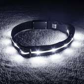 Blazin' Safety LED Dog Collar – USB Rechargeable with Water Resistant Flashing Light – XSmall Black