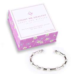 Count Me Healthy Happy and Blessed Silver Journal Bracelet ...