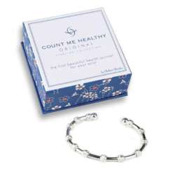 Count Me Healthy Original Silver Journal Bracelet (Best ...