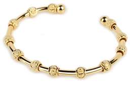 Count Me Healthy Wellness Journal Bracelet - Gold
