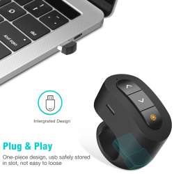 DinoFire Wireless Presenter Finger Ring USB Powerpoint ...