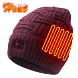 Electric Heated Hat,Rechargeable Battery Operated for Men ...