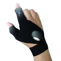 Fingerless LED Flashlight Glove - free shipping worldwide