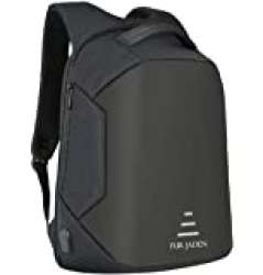 Fur Jaden 15 Ltrs Grey Anti Theft Waterproof Backpack ...