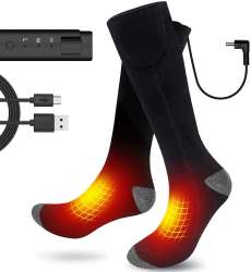 Global Vasion Electric Heated Socks Men, 3.7V Cold Winter ...