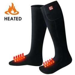 GLOBAL VASION Electric Heated Socks with Rechargeable ...