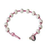 Golf Goddess Stroke/Score Counter Cord Bracelet - Pale Pink with Silver