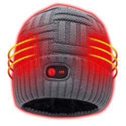 Heated Hat with Rechargeable Battery