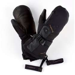 Heated mittens with batteries for men