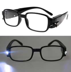 LED Reading Glasses Eyeglasses Spectacle Diopter Magnifier ...