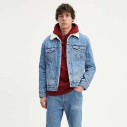 Levi's® Sherpa Trucker Jacket With Jacquard™ by Google ...