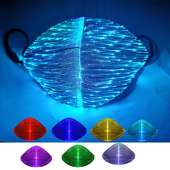 Light up Led face mask Rechargeable Glowing Luminous 7 Color change Dust Mask for Christmas Party Festival Masquerade Costumes Led Rave mask