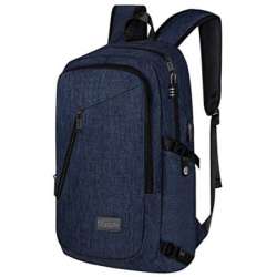 Mancro - College Backpack, Business Slim Laptop Backpack ...