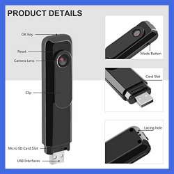 Mini Body Camera Dzftech Spy Cam 1080P Wireless Hidden ...