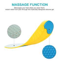 MOISO Memory Foam Orthotic Insoles for Plantar Fasciitis ...