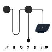 Outdoor Tech Chips 2.0 Alternative - Motorcycle Helmet Bluetooth Headset with Power Bank Function Wireless Bluetooth 5.0 Ultra-Thin Helmet Speaker High Sound Quality Waterproof Bluetooth Headphones for Motorbike Sport Handsfree/Music/GPS