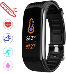 PYBBO Fitness Tracker with Body Temperature Blood Pressure ...