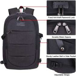 Ranvoo Laptop Backpack, Business Anti Theft Waterproof ...
