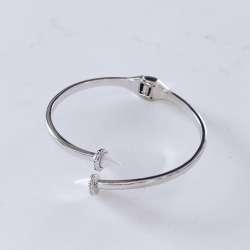 Silver Marble Spike Cuff Bracelet – invisaWear