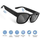 SKYWAY Alternative - GELETE Smart Glasses Wireless Bluetooth Sunglasses Open Ear Music&Hands-Free Calling,for Men&Women,Polarized Lenses,IP7 Waterproof,Connect Mobile Phones and Tablets (Black)