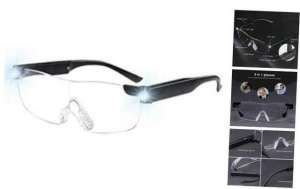TIDE Magnifying Glasses with Light Led USB Rechargeable ...