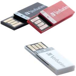 VERBATIM 98674 | 8GB Clip-it USB Drive 3 pk