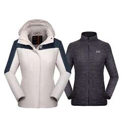 Venustas [2019 New Womens 3-in-1 Heated Jacket with
