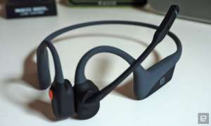 Aftershokz OpenComm is a bone conduction headset for the ...
