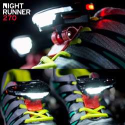 Night Runner 270 Night Running Gear Lights for Running Shoes, 270