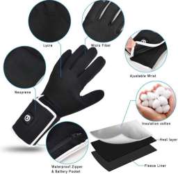 SNOW DEER Heated Glove Liner for Men and Women with ...