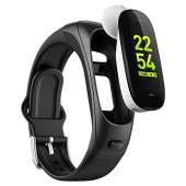 V08PRO Smart Watch with Bluetooth 5.0 Wireless Earbuds/Fitness Activity Tracker/HR Sleep Monitor 3 in 1