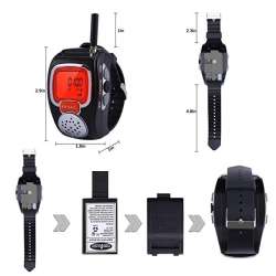 VECTORCOM Portable Digital Wrist Watch Walkie Talkie
